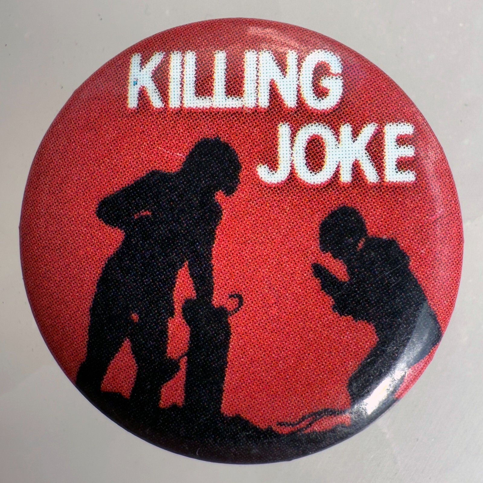 Vintage 1980 KILLING JOKE badge 1\