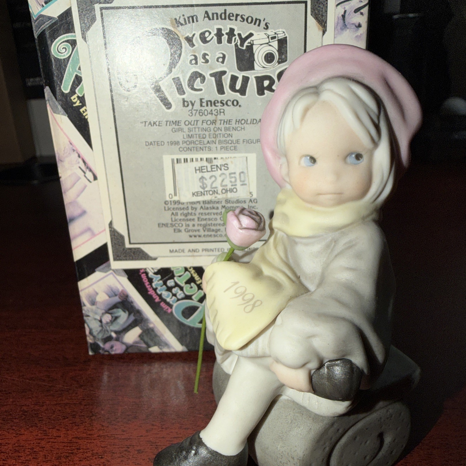 ENESCO KIM ANDERSON Pretty As A Picture Take Time Out For The Holidays   376043