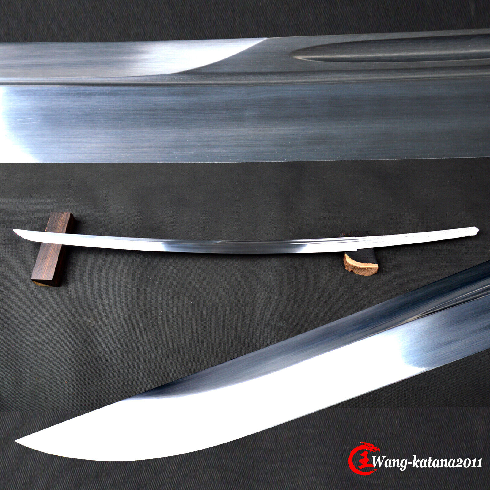 96CM Unokubitsukuri Katana Bare Naked Blade Full-tang for Japanese Samurai Sword