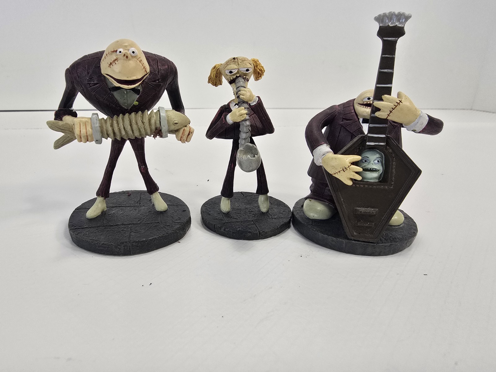 Nightmare Before Christmas Hawthorne Village Figurine Set MADCAP MUSICIANS w/COA Nightmare Before Christmas Hawthorne Village Figurine Set MADCAP MUSICIANS w/COA