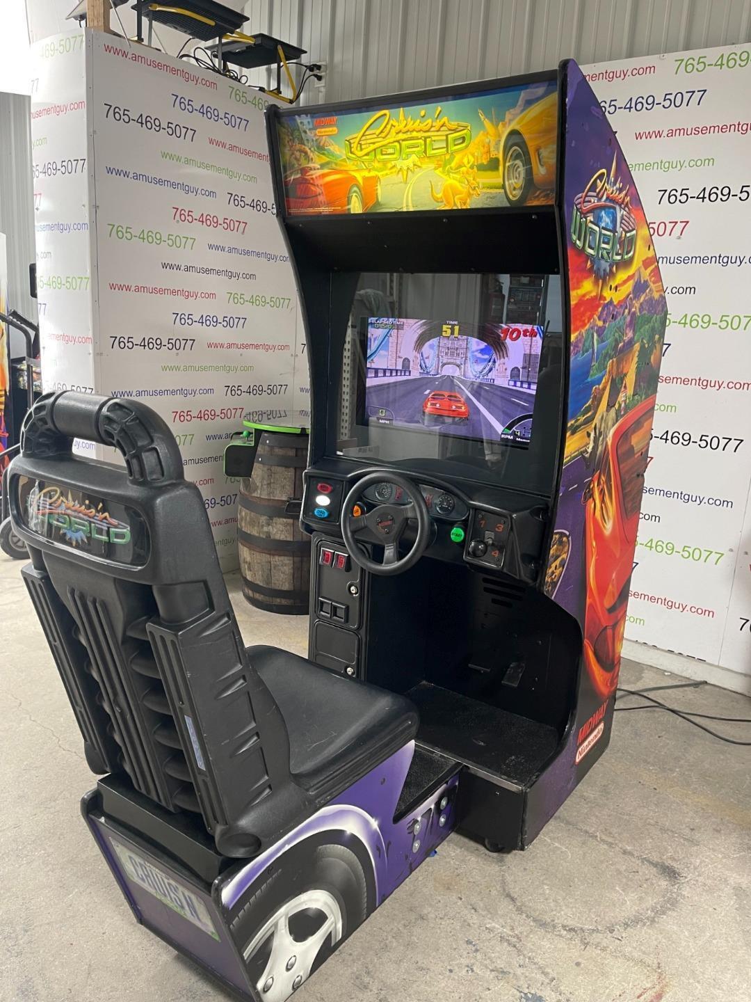 Cruis'n World by Midway COIN-OP Sit-Down Driving Arcade Video Game