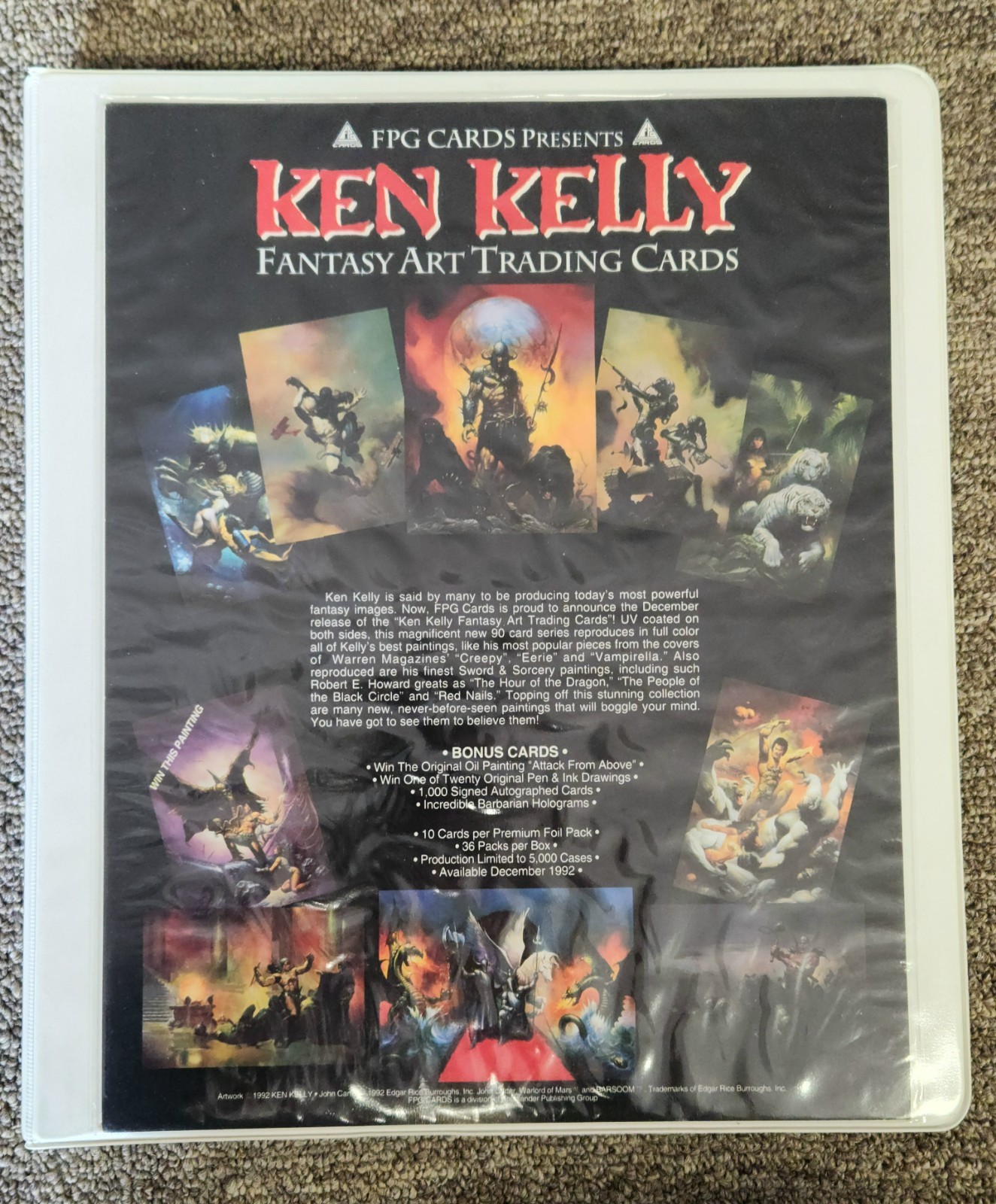 Lot Of 1992 Ken Kelly Fantasy Art Trading Cards 