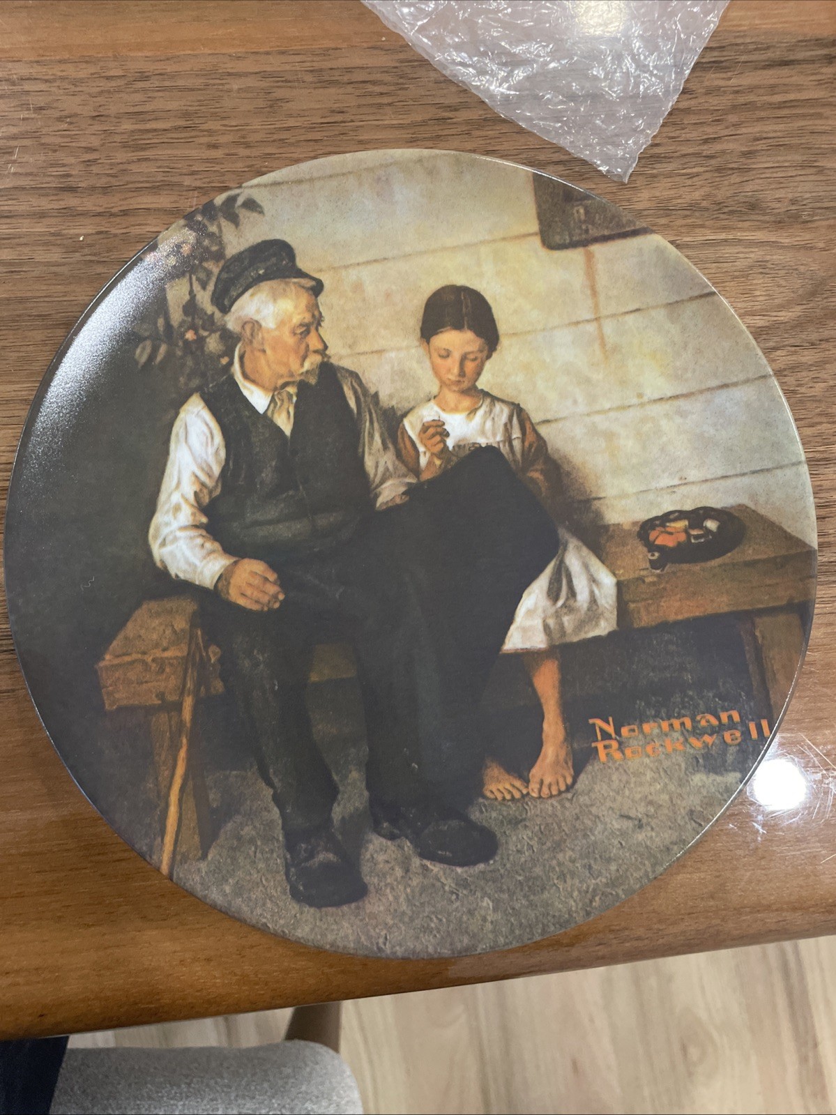 1979 Knowles Norman Rockwell The Lighthouse Keeper\'s Daughter Collector Plate 