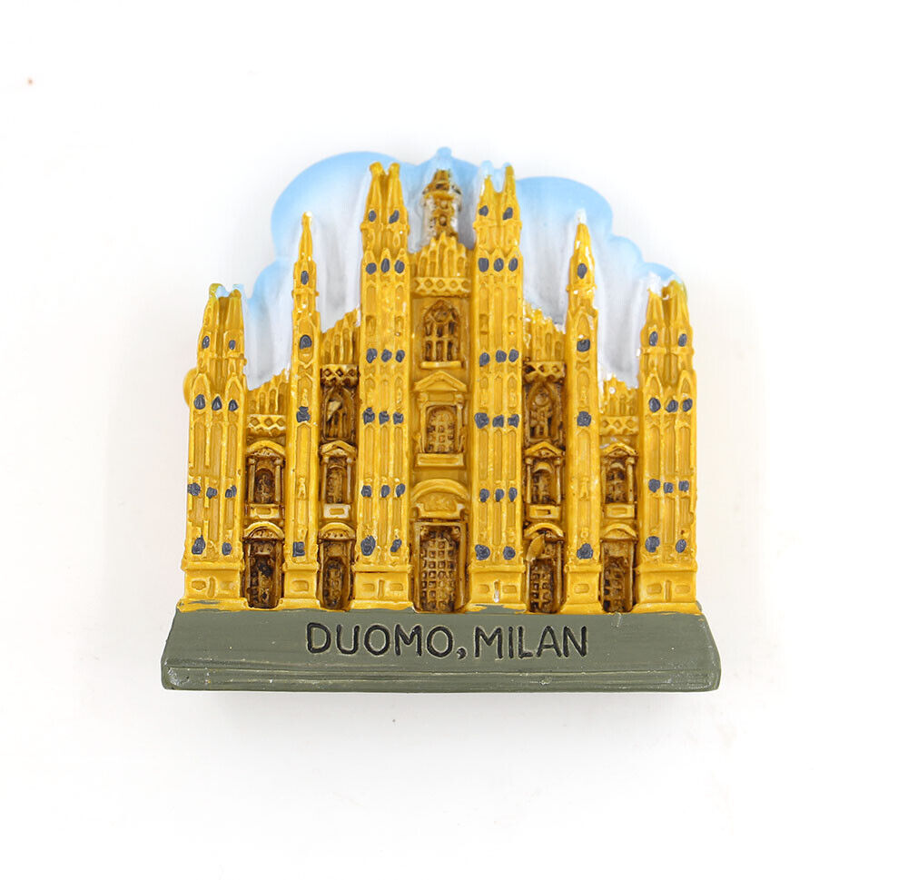 3D Fridge Magnet Milan Cathedral Italy Tourist Souvenir Gift High Quality Resin