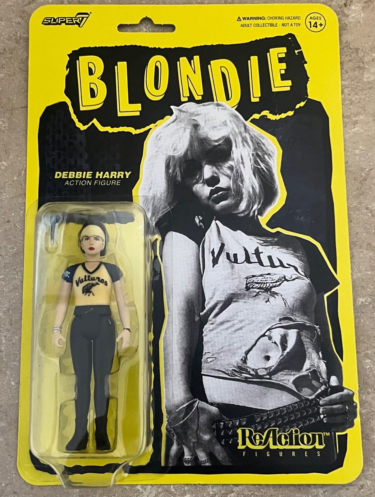 Blondie Debbie Harry Vultures Super 7 Reaction Action Figure
