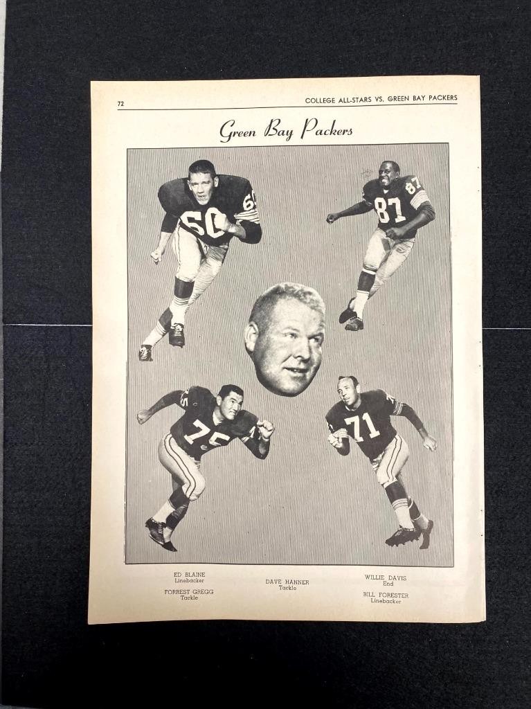 Original 1963 Green Bay Packers Ad ~ Vintage Advertisement