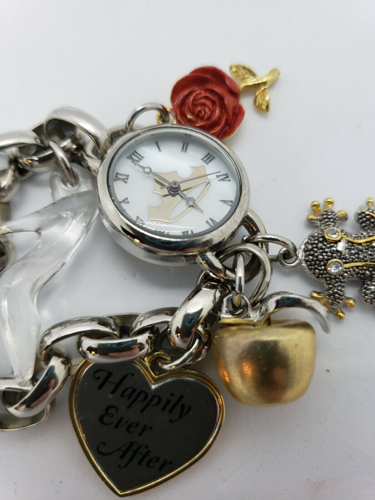 Disney Accutime Women\'s Bracelet Watch With Charms