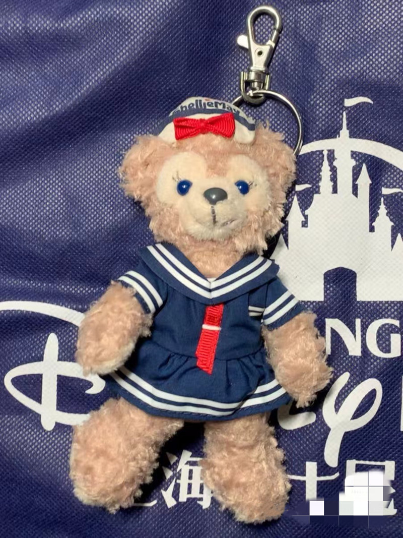Authentic Disney Duffy Shelliemay Bear Sailor Keychain Plush Pendant 2024 NEW