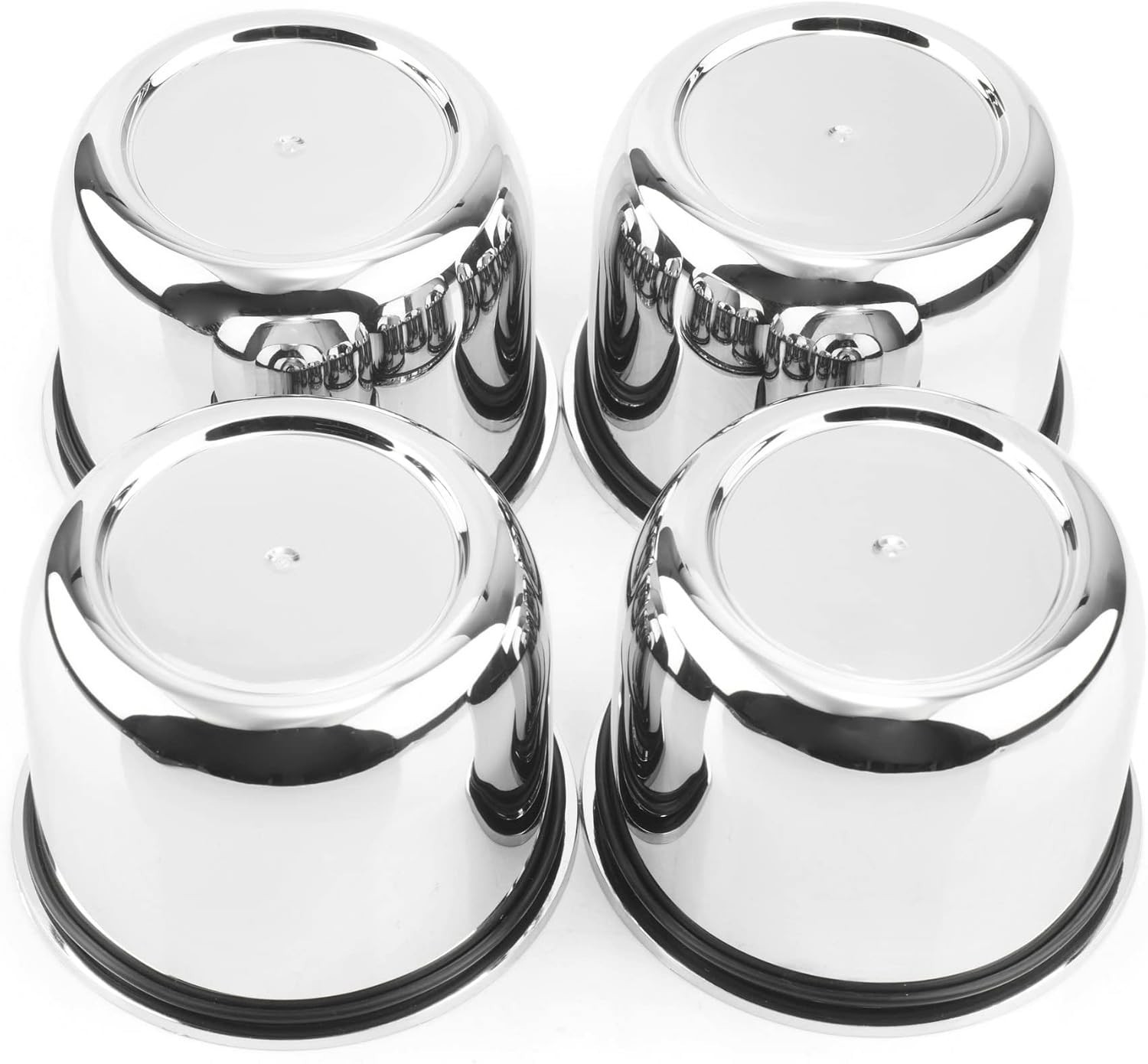 4 Pack 3.03Inch Wheel Center Caps Plastic Push through Center Caps Chrome Hub Ca 4 Pack 3.03Inch Wheel Center Caps Plastic Push through Center Caps Chrome Hub Ca
