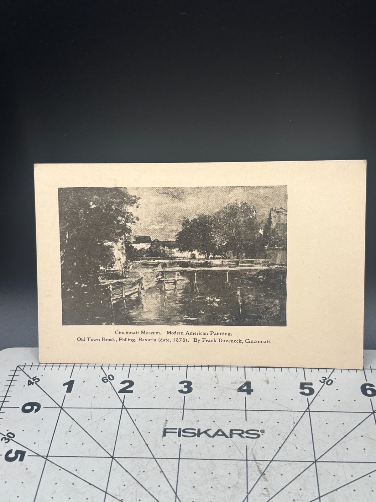 Frank Duveneck Old Town Brook Polling Bavaria Cincinnati Museum Art Print Card
