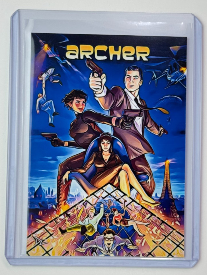Archer Limited Edition Artist Signed “Animated Sitcom” Trading Card 3/10