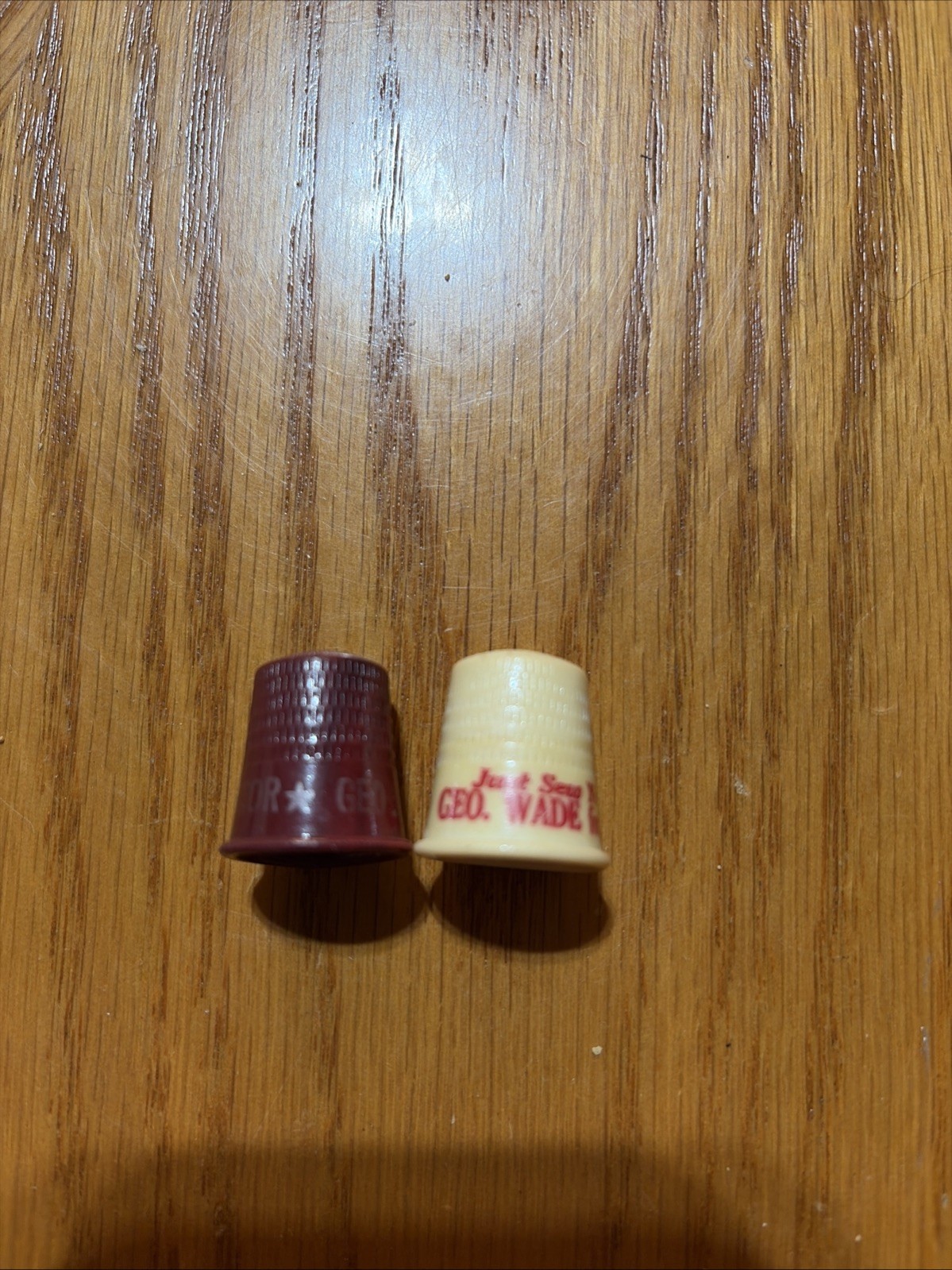 2 Geo. George Wade For State Senator Advertising Thimble Political