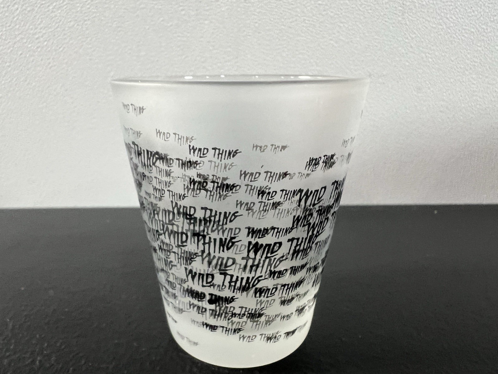CEDAR POINT Sandusky Ohio Amusement Park Souvenir Wild Thing Shot Glass Rare