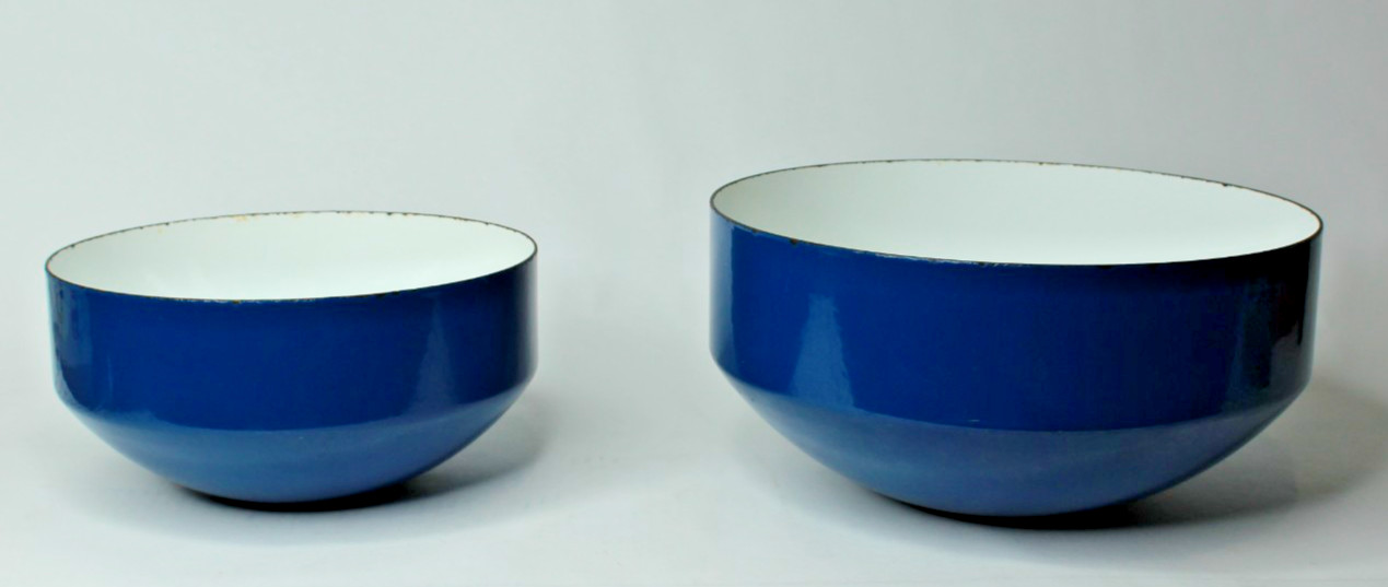 Copco Enamel Bowl Set Michael Lax Switzerland MCM Blue 8\