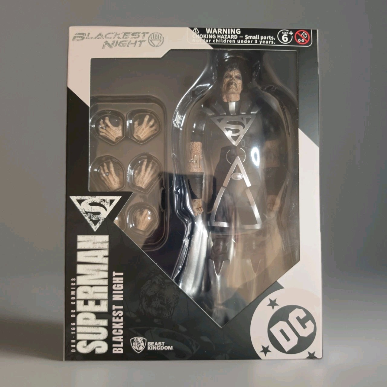 Beast Kingdom DAH-166 DC COMICS Superman - Blackest Night - 1/9 Figure - NIB