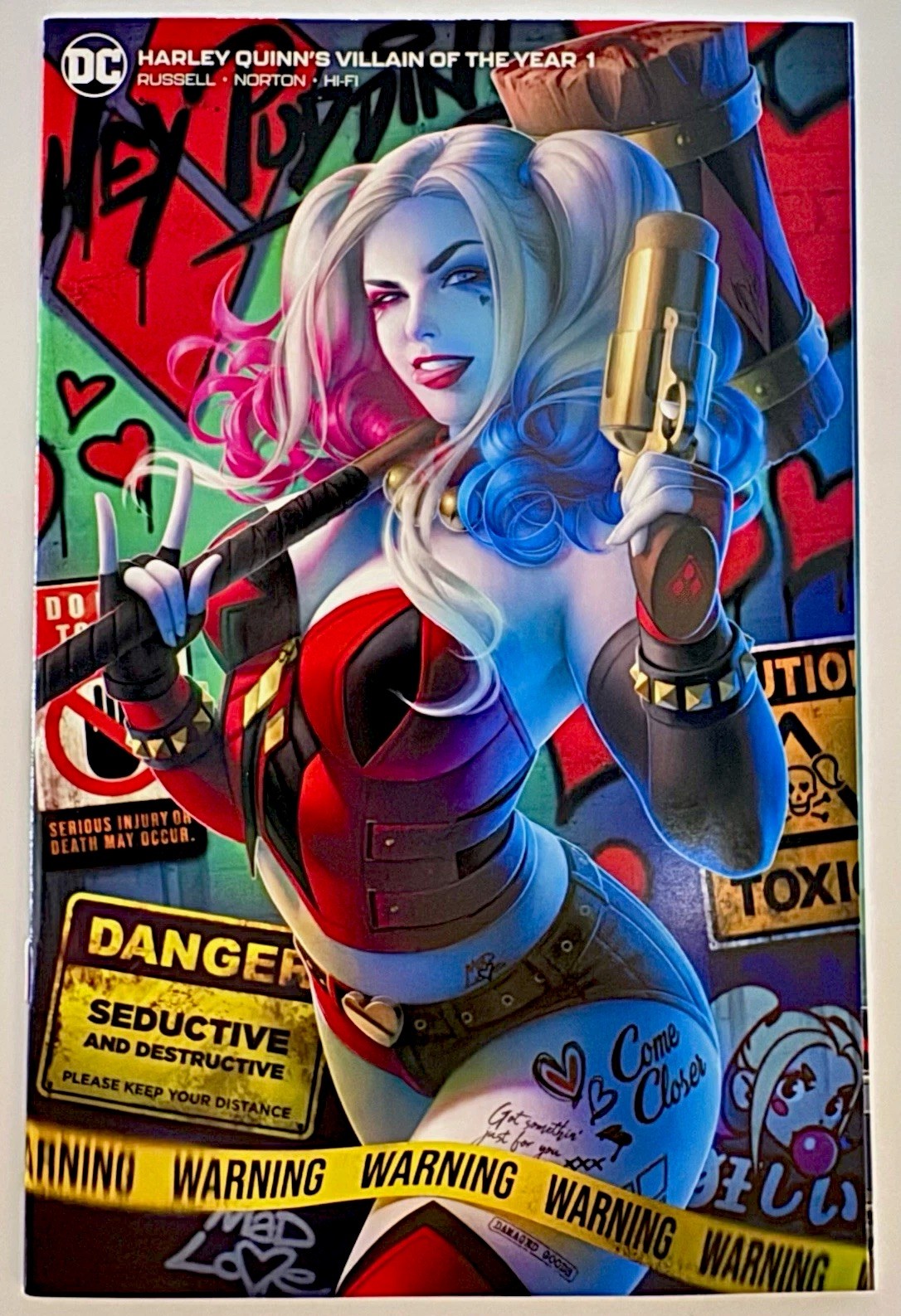Harley Quinn's Villain of the Year #1 Warren Louw Black Flag Trade Dress