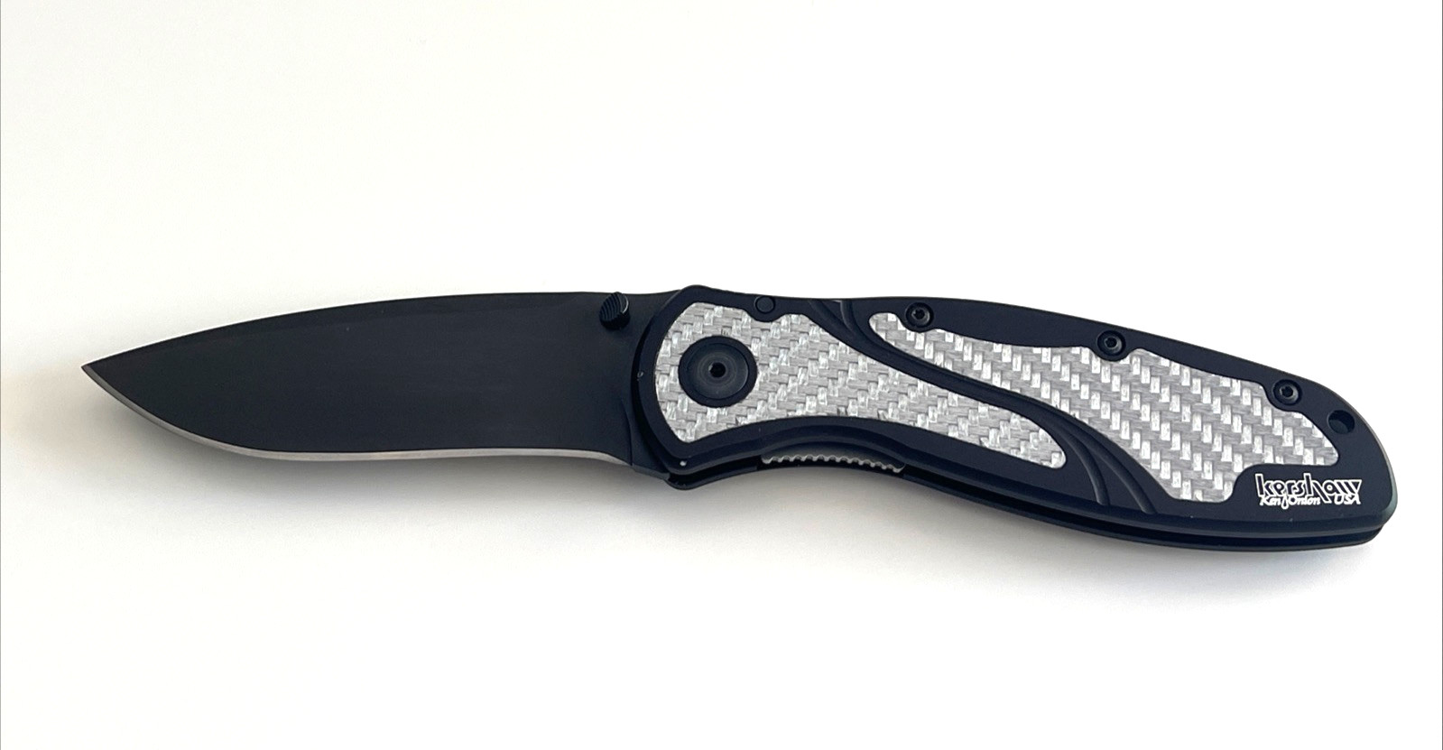 Kershaw 1670SG10 Silver Blur Ken Onion Folding Knife 440A USA 2006