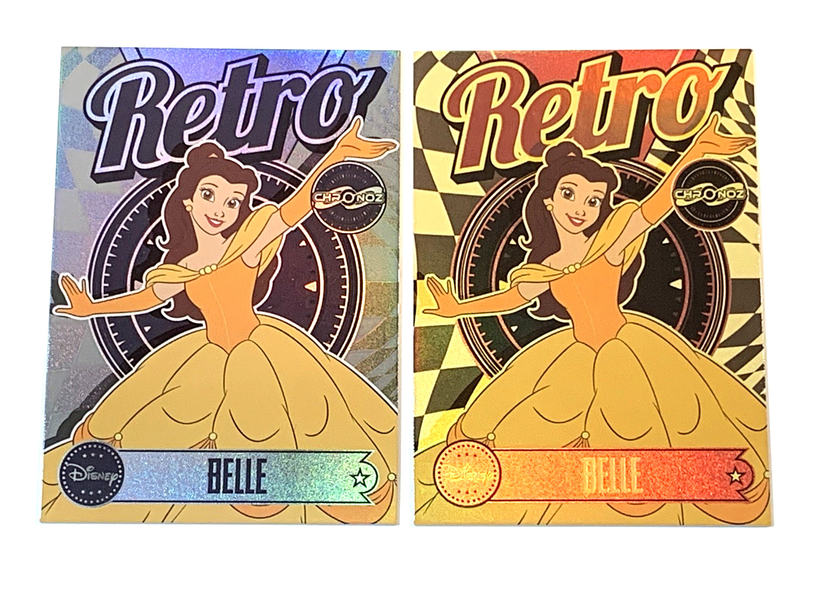 (2) Belle 2026 Card Fun ChronoZ Disney Legacy Retro Cards - Beauty & The Beast