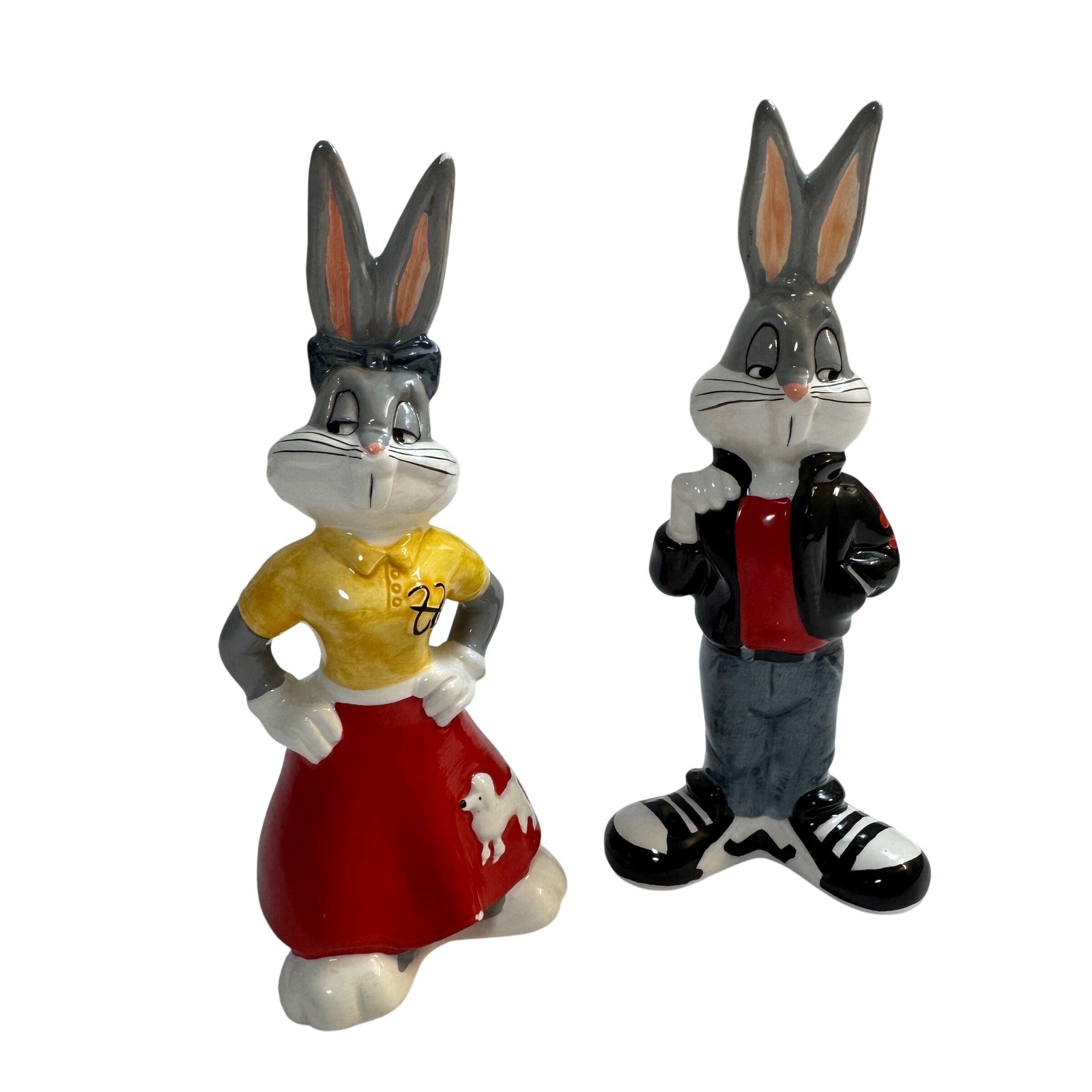 Vintage 1994 Warner Bros Bugs Bunny Honey Bunny Salt Pepper Shakers Looney Tunes Vintage 1994 Warner Bros Bugs Bunny Honey Bunny Salt Pepper Shakers Looney Tunes