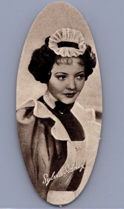 1934 Carreras Film Stars Oval - #29 Sylvia Sidney
