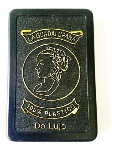 Mexican Barajas Naipe Espanola 100% Plastico La Guadalupana