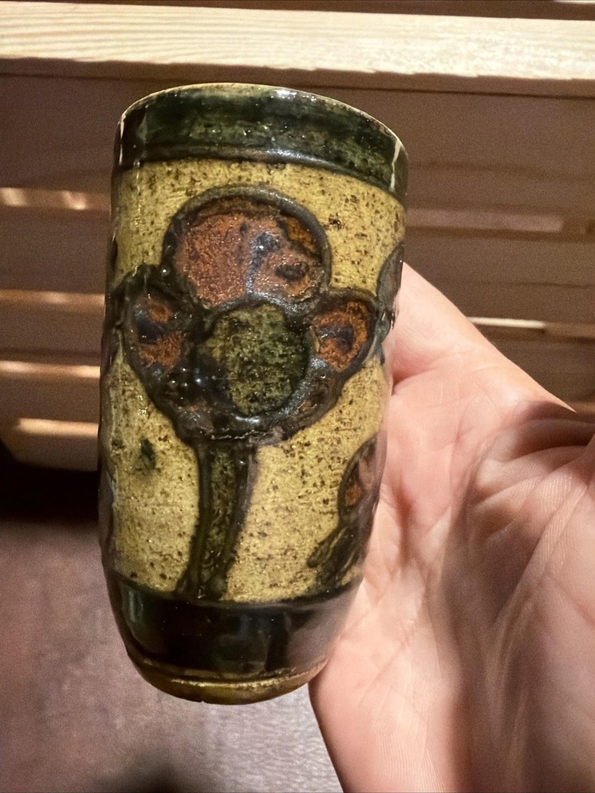 Vintage Japanese  Saki Cups Otagari Set Of 6