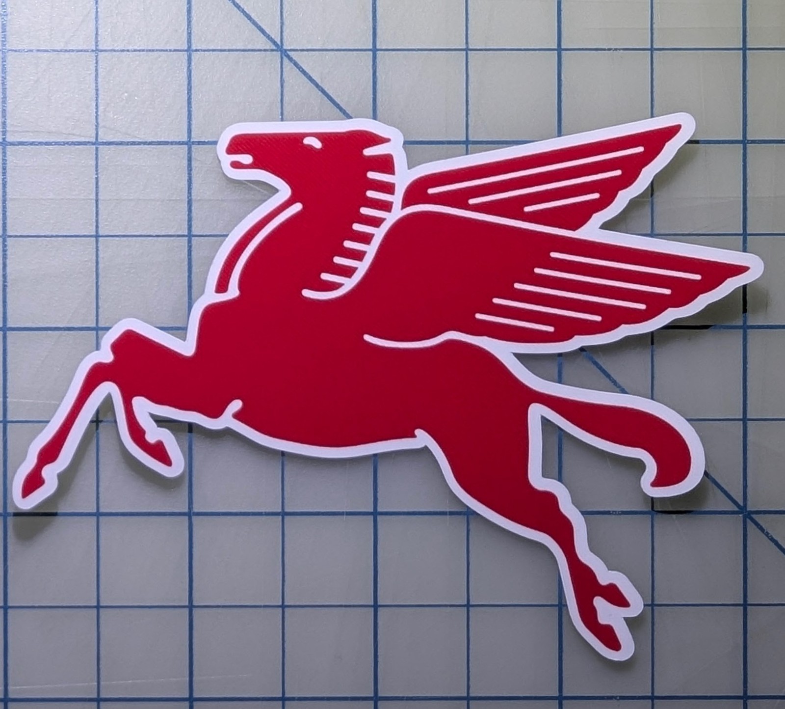 Mobil Modern Pegasus Sticker/Decal High Quality Waterproof UV Laminated Outdoor