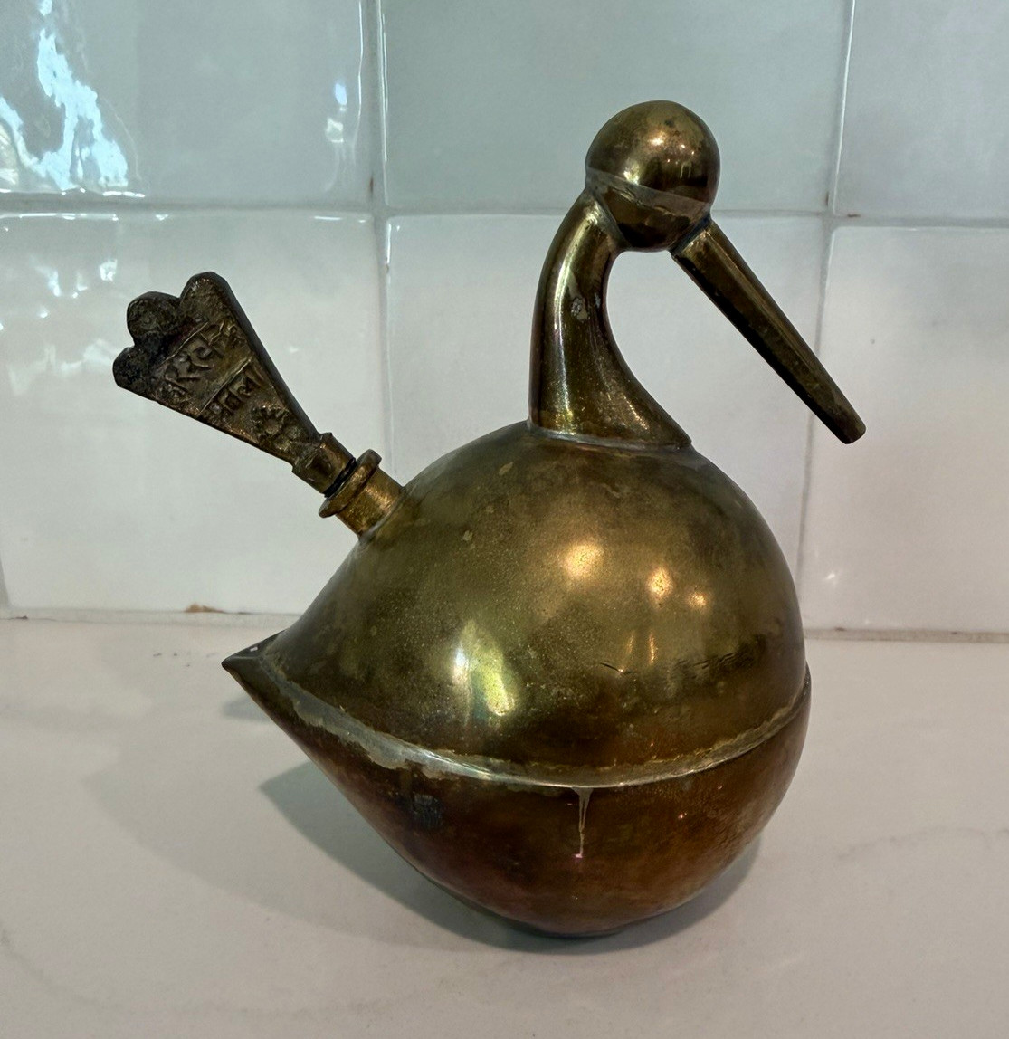 Rare Vintage Indian Brass Bird Jeweler’s Blowtorch / Soldering Tool Rare Vintage Indian Brass Bird Jeweler’s Blowtorch / Soldering Tool