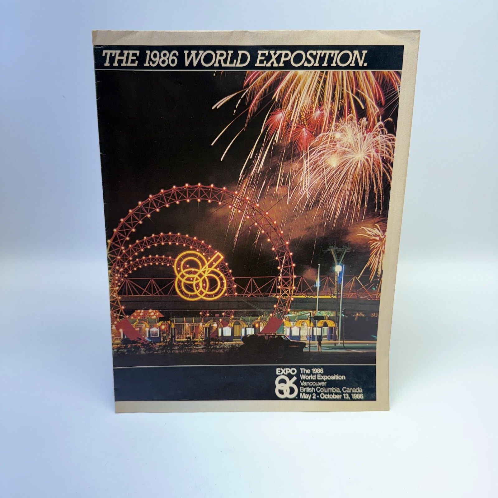Vintage Expo 86 Vancouver World Exposition Official Brochure Booklet Map 1986