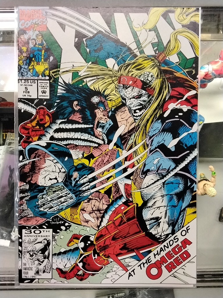 X-Men #5 1st Cover & 2nd App Omega Red, 1st Maverick, Jim Lee X-Men #5 1st Cover & 2nd App Omega Red, 1st Maverick, Jim Lee