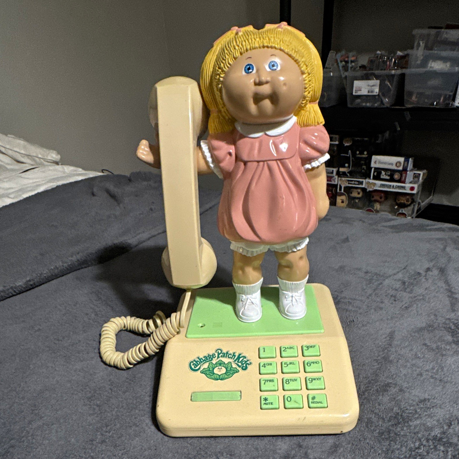Coleco Cabbage Patch Kids Corded Push Button Telephone Model 7911