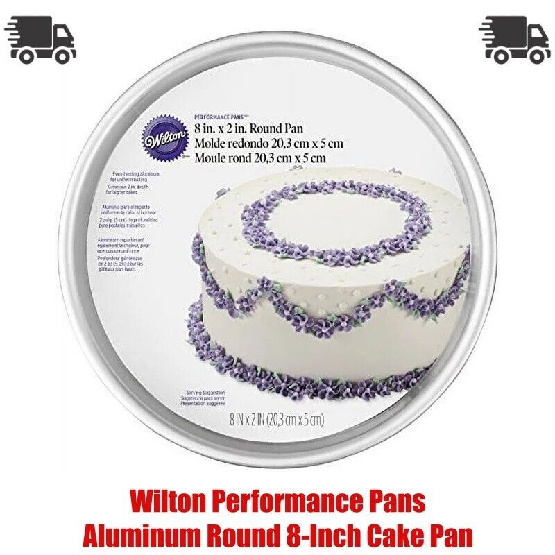 Wilton Performance Pans Aluminum Round 8-Inch Cake Pan