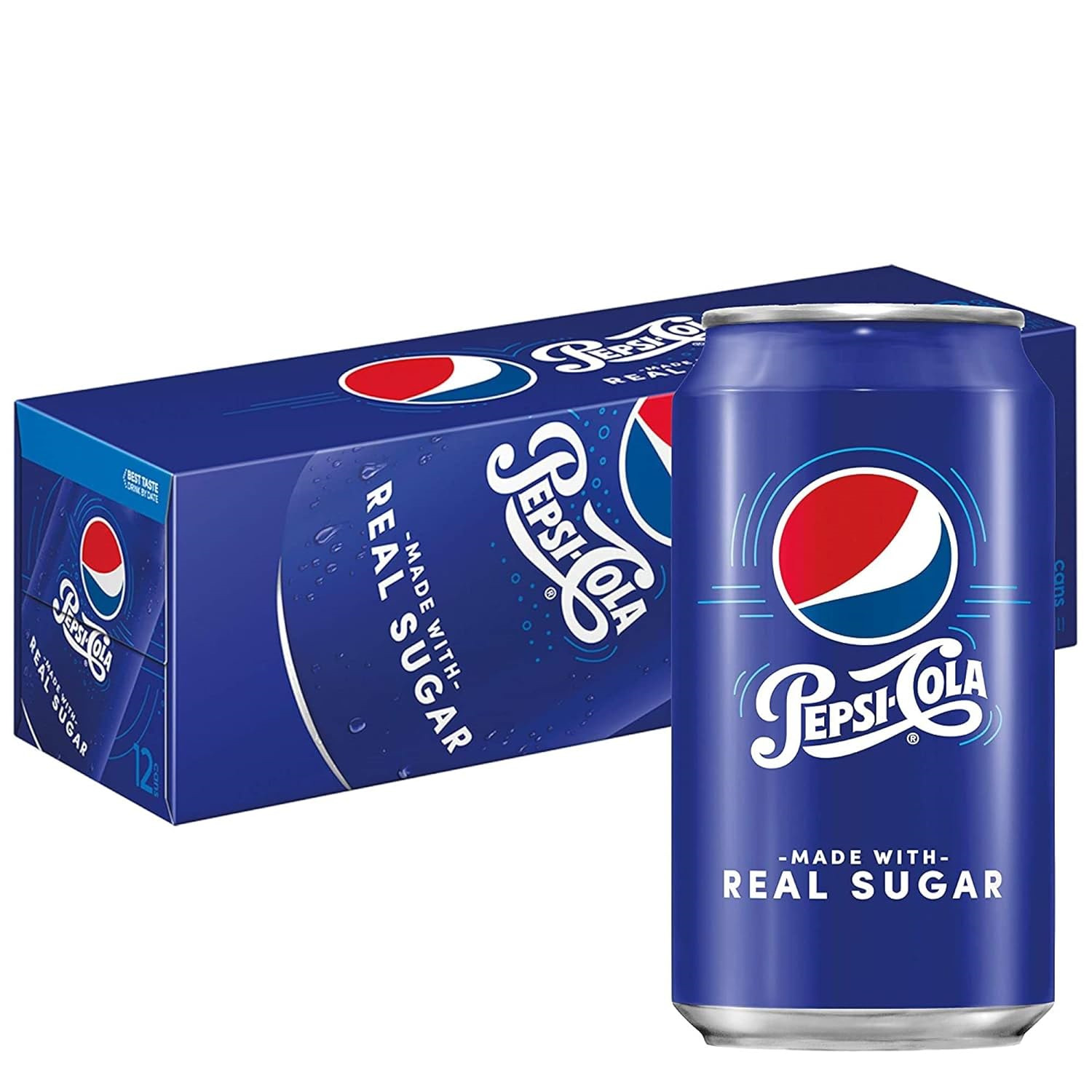 Pepsi Real Sugar 12oz Cans Pack of 24