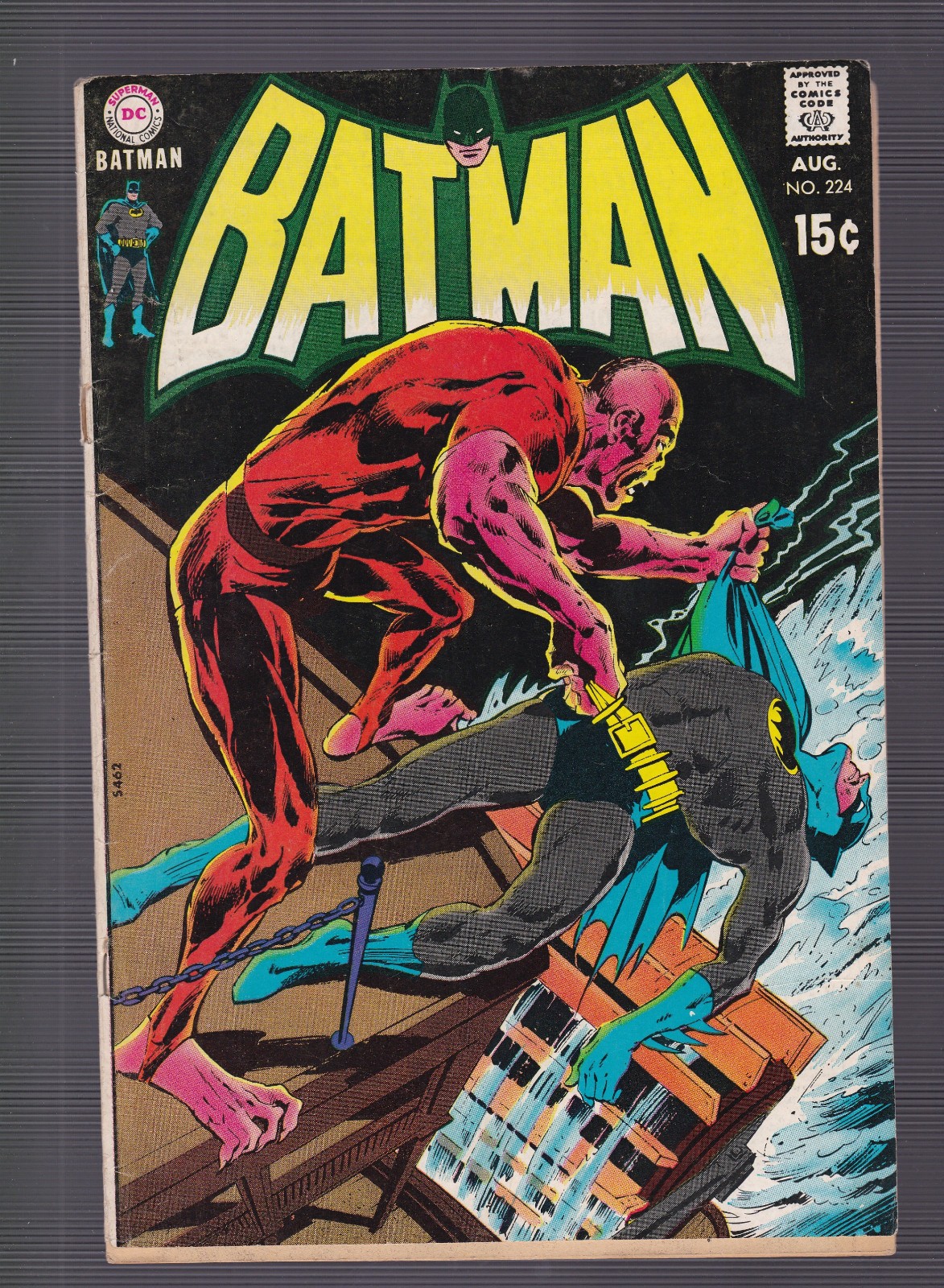 Batman #224 Neal Adams Cover Carnival of the Cursed