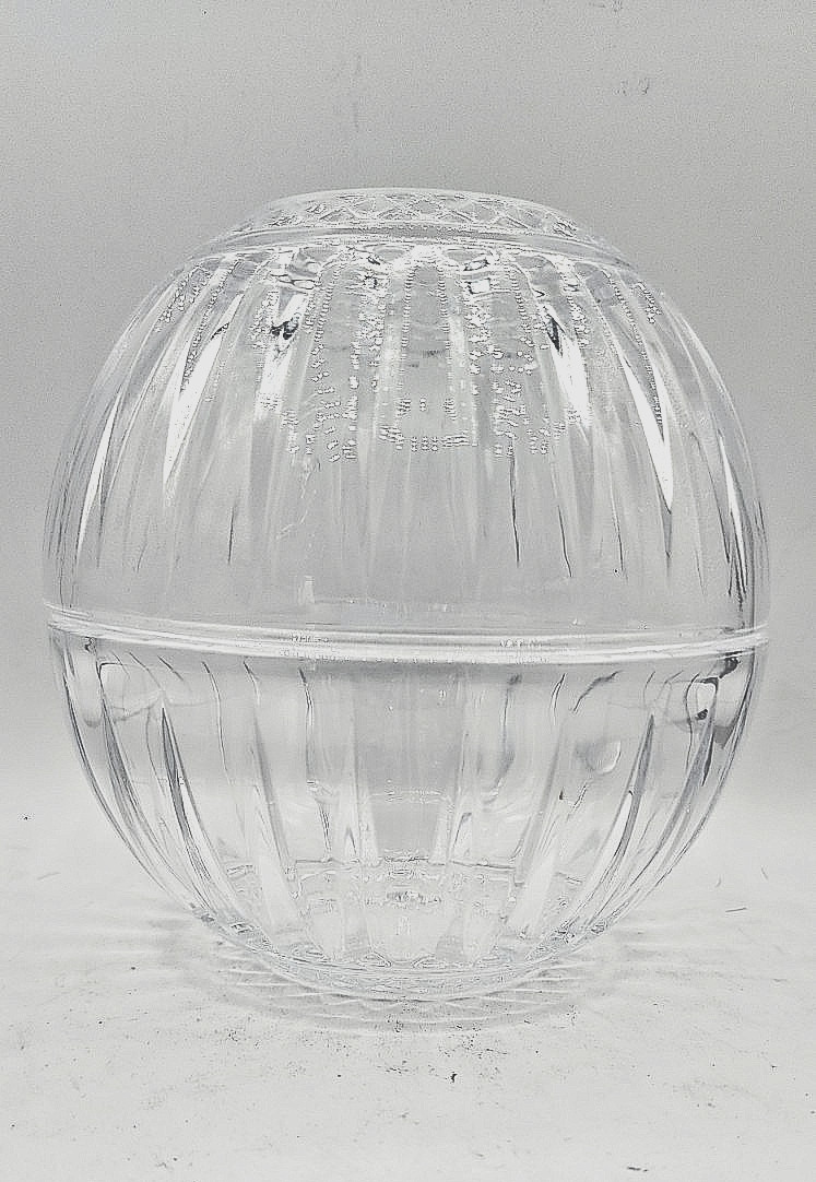 Rose\'s Closet Crystal Fairy Lamp Clear Glass Tea LIght Holder Glows UV  B72-395n