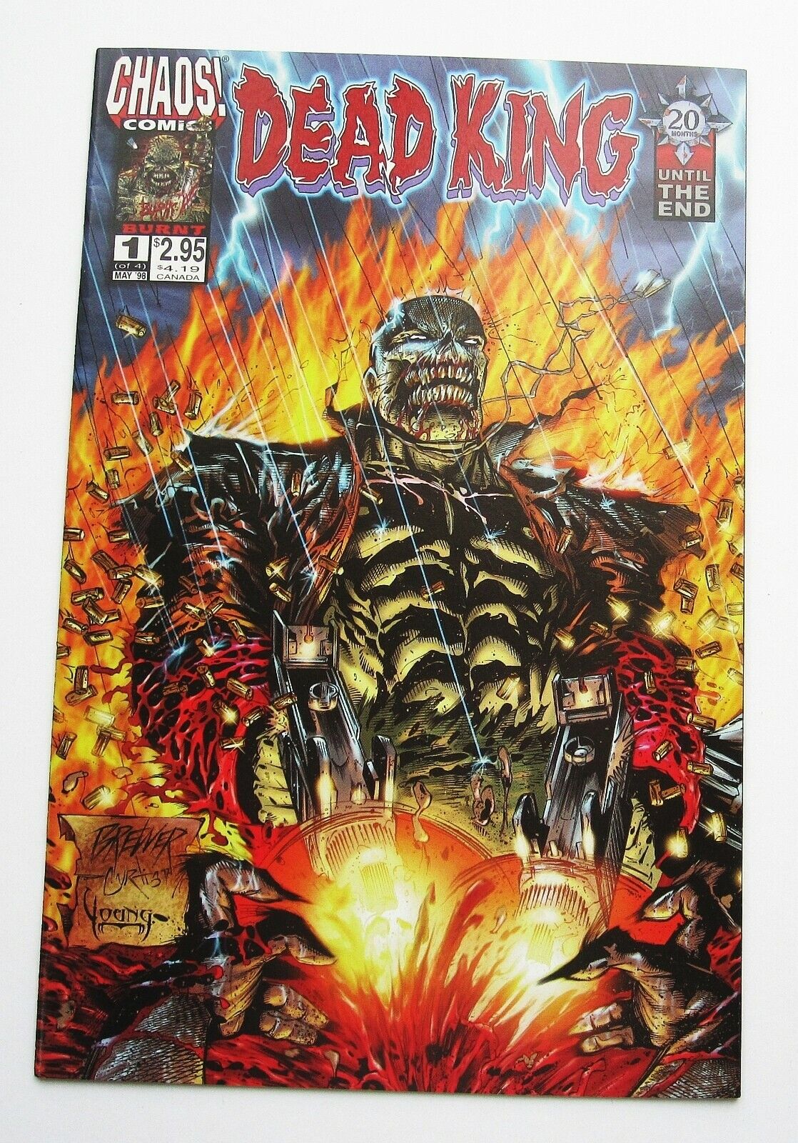 Dead King: Burnt #1 Comic Book May 1998 Chaos VF/NM Great 1st Printing