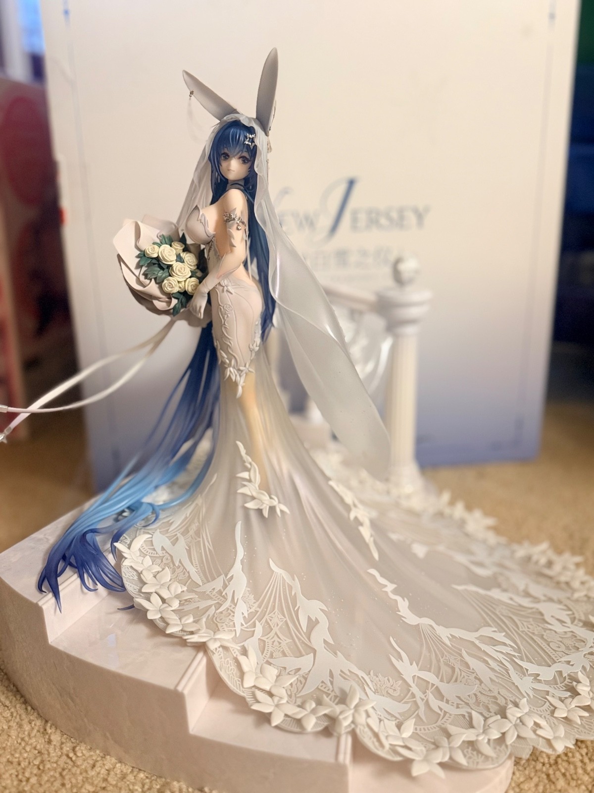Azur Lane New Jersey Snow Bride Love Ver. 1/7 Scale PVC ABS Painted Complete