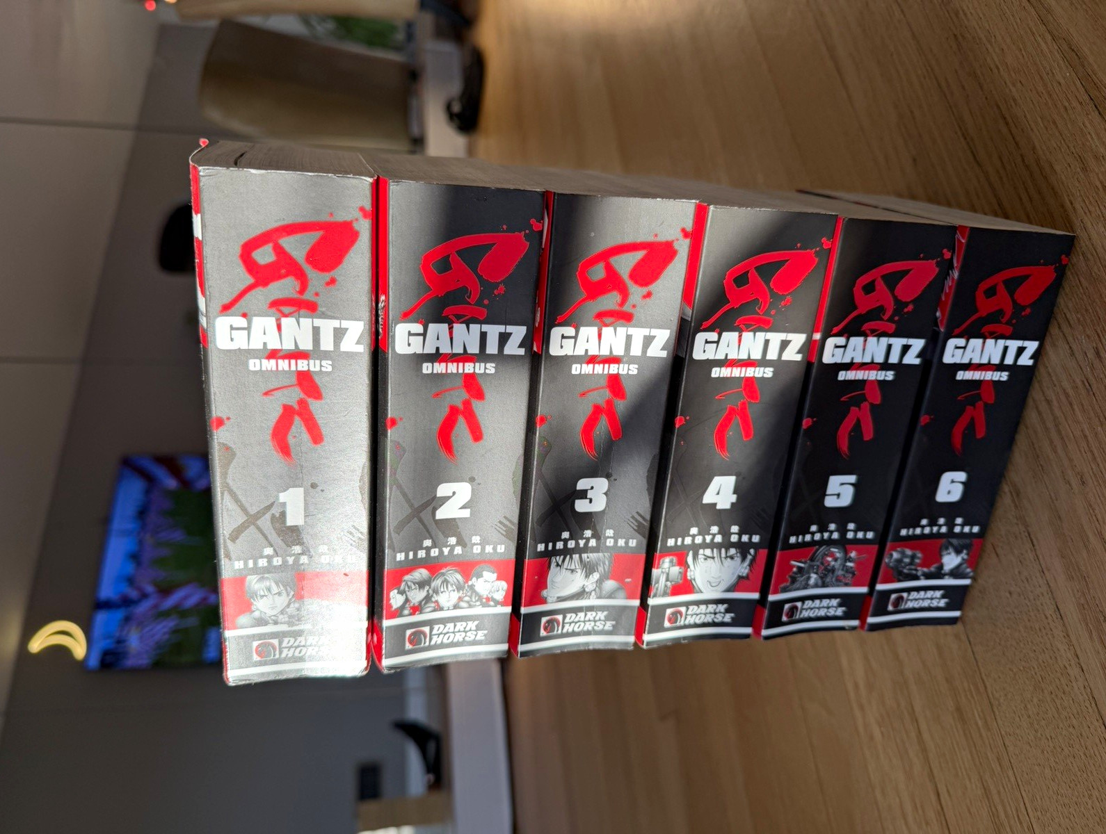 Gantz Omnibus Vol 1-6 Comic Book Lot Manga by Hiroya Oku, Dark Horse