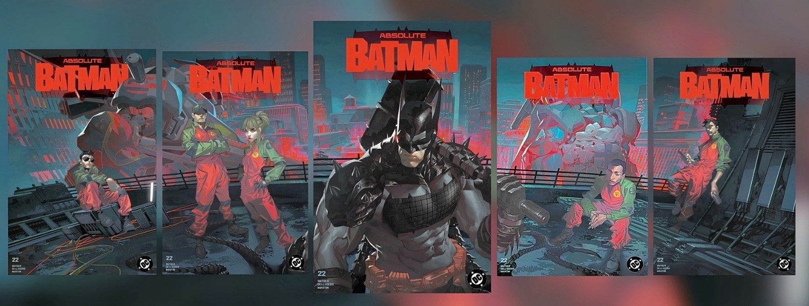 SDCC 2026 PSA Absolute Batman 22 Kael Ngu Exclusive 5 Variant Comic Set SEALED