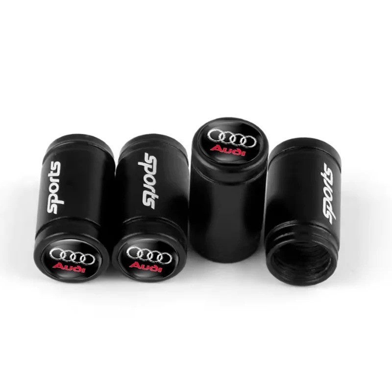 Tire Valve Stem Caps for Audi Metal Car Wheel Air Caps Auto Valve Stem Caps Acce
