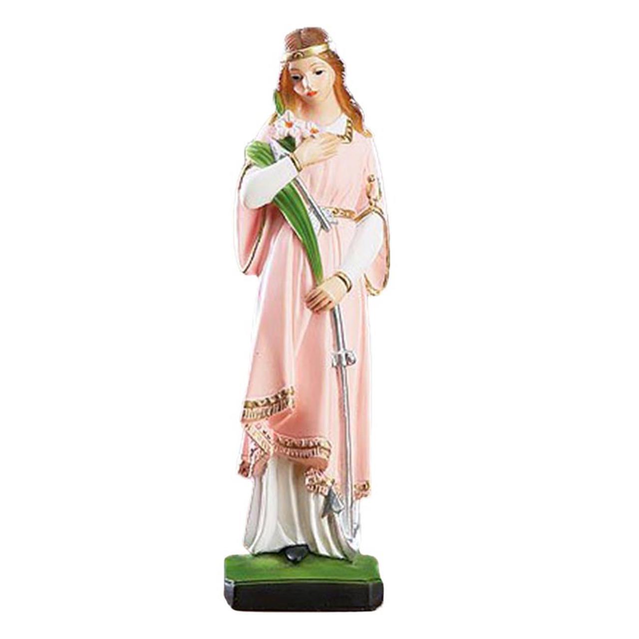 St. Philomena Statue 8 and half inch Indoor Outdoor Resin Patron of Youth