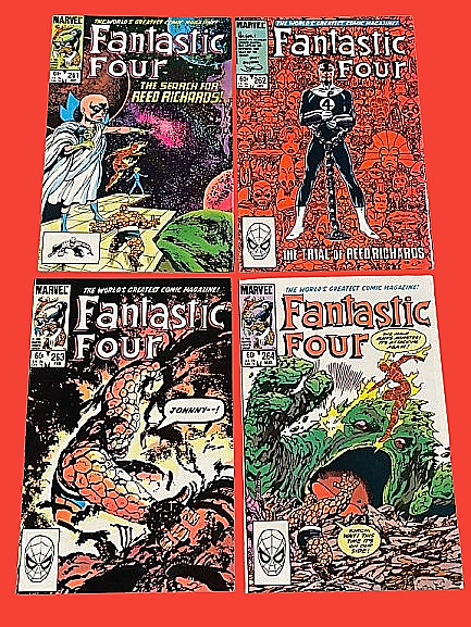 Fantastic Four #261-264 Set 1983-84 Marvel John Byrne Bronze Age