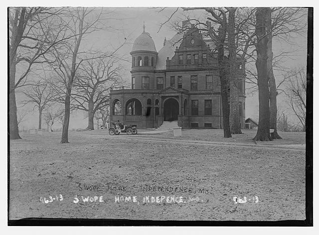 Swope House auto parked in front Independence Mo. c1900 Large Old Photo Swope House auto parked in front Independence Mo. c1900 Large Old Photo
