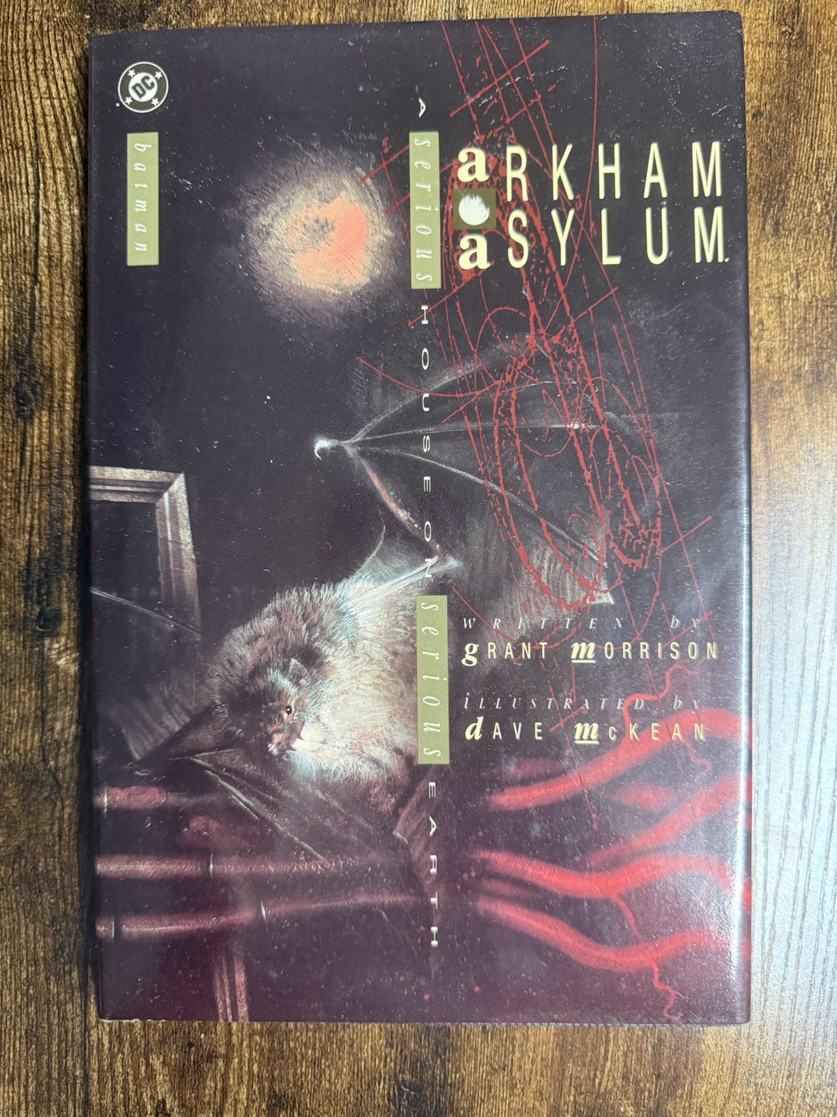 DC Comics Batman Arkham Asylum 1st print Hardcover 1989 Grant Morrison