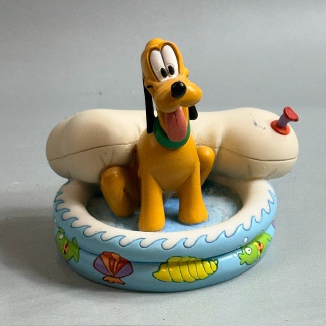 Vintage Walt Disney Danbury Mint Perpetual Calendar Figurine Pluto August Gift