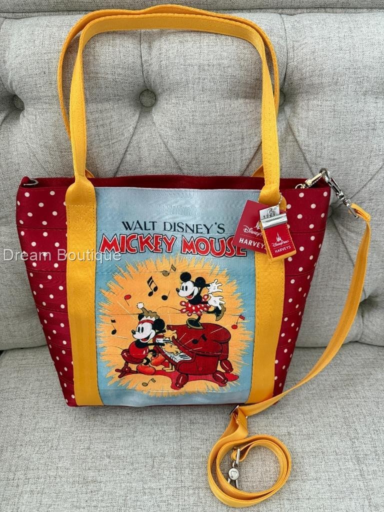 Disney Harvey’s The Mickey and Minnie Mouse ”The Whoopee Party Seatbelt Tote NWT