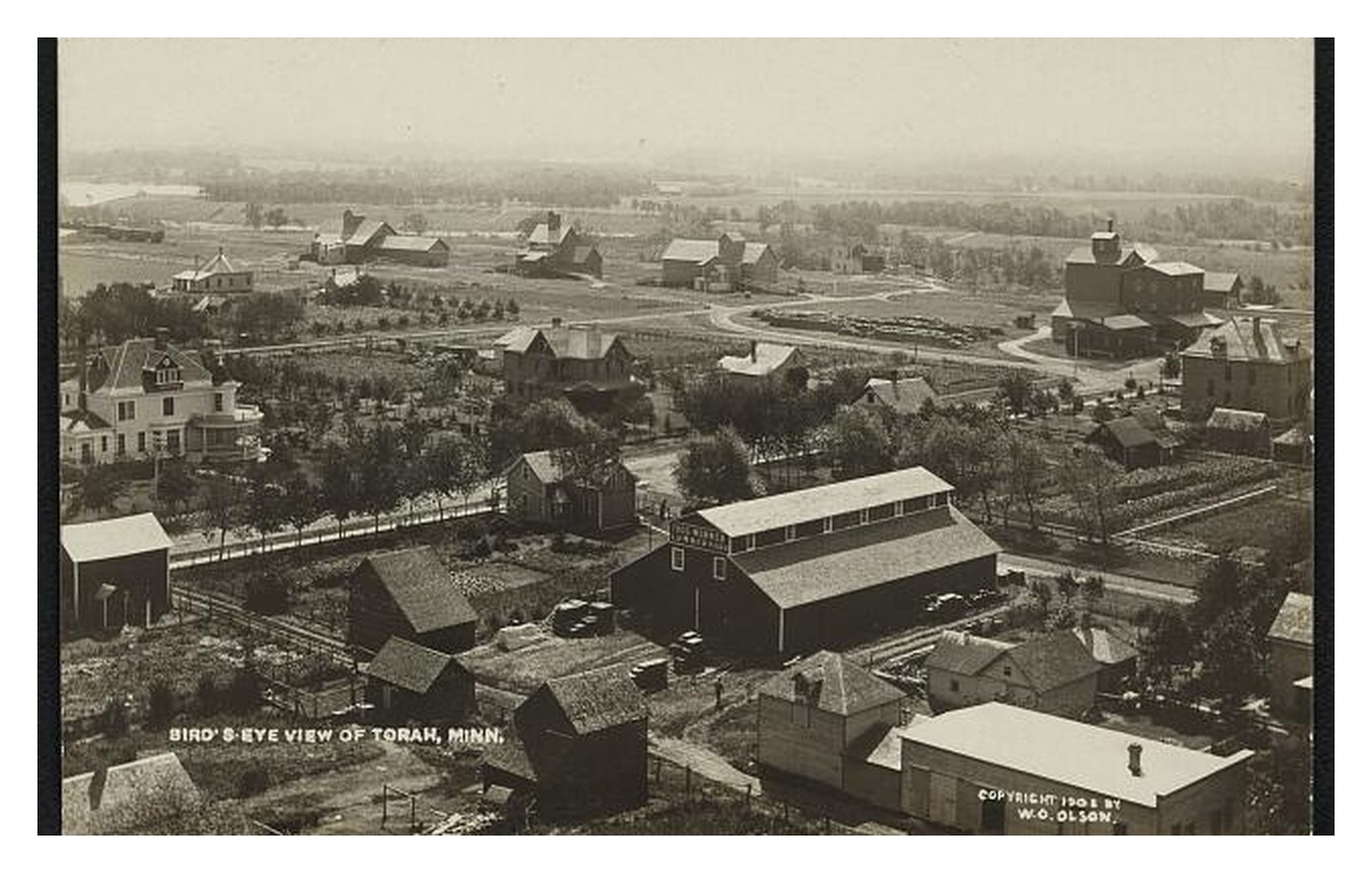 Torah Minnesota Bird's-Eye View Standard Postcard