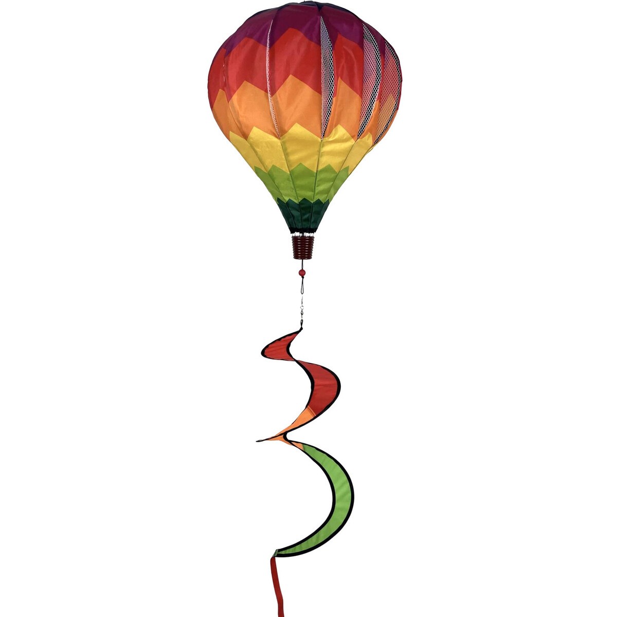 Briarwood Lane Summer Chevron Rainbow Deluxe Hot Air Balloon Spinner 54x12