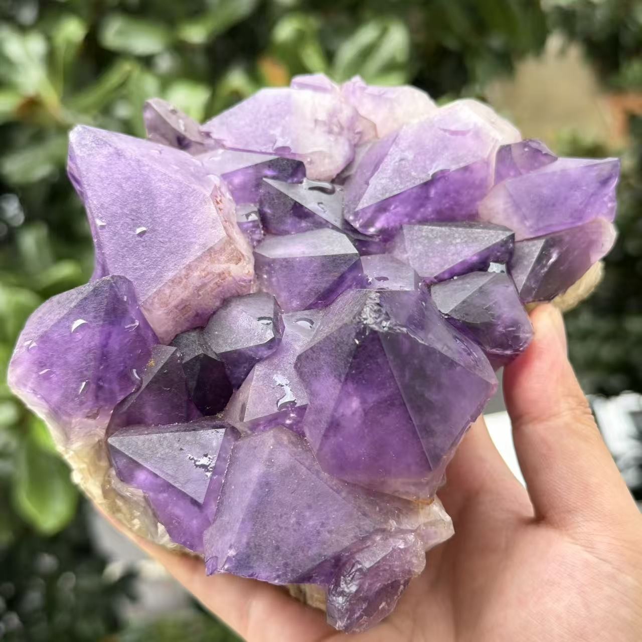 4.7LB Large Natural Amethyst Cluster Crystal Raw Mineral Specimen Healing Stone