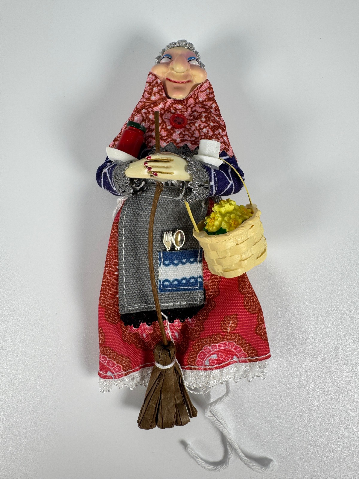 KITCHEN WITCH Hanging Lucky Charm German Folklore Good Luck KITCHEN WITCH Hanging Lucky Charm German Folklore Good Luck